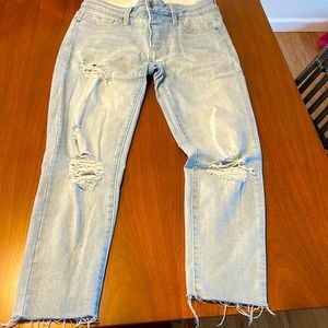 Maternity jean skinny light wash blanqi